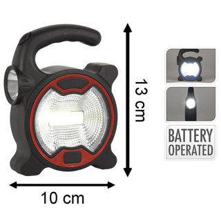 LED Portable COB Work Light | Battery Operated COB Torch With Handle