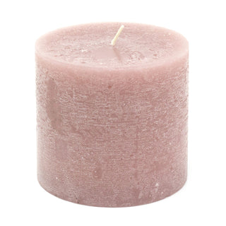 Pink Pillar Candle | Church Pillar Candle Unscented Pillar Candle - 10x9cm