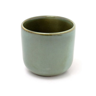 Green Reactive Glaze Ceramic Plant Pot | Planter for Succulents & Flowers - 8cm