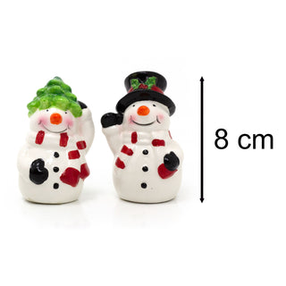 Christmas Snowman Salt & Pepper Pots | Festive Novelty Salt & Pepper Shakers