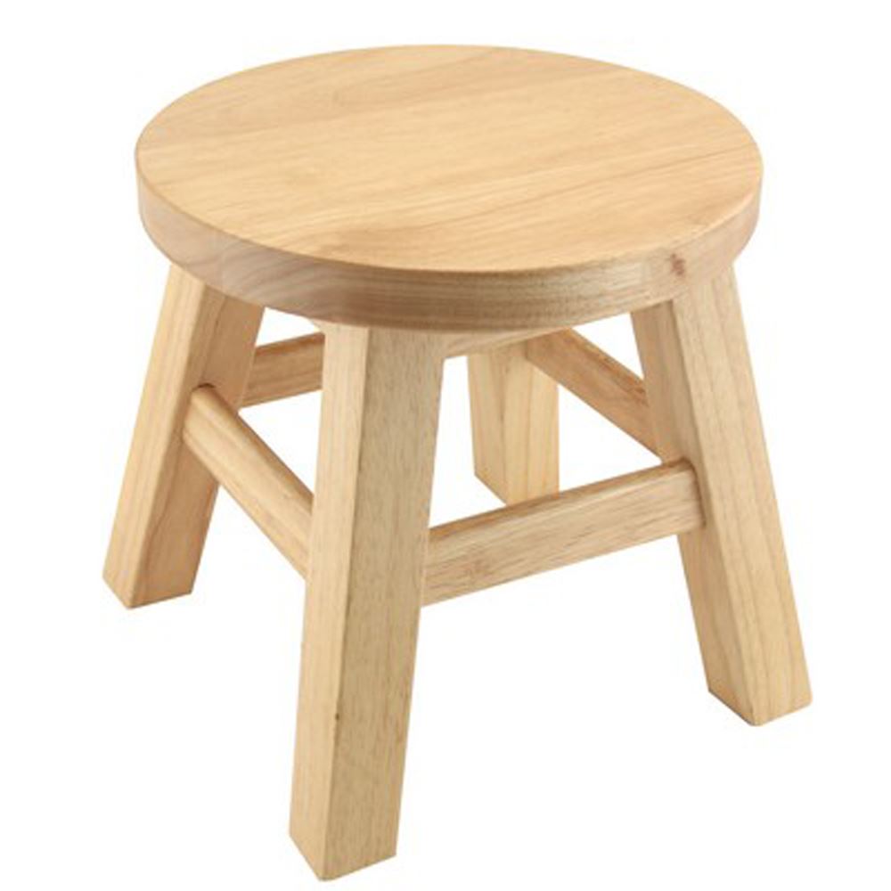 Plain best sale wood stool