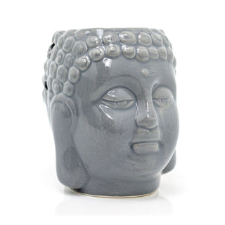 Ceramic Buddha Head Essential Oil/Wax Melt Burner | Aroma Gift Set - Varies