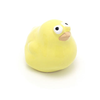 Ceramic Easter Chick Ornament | Yellow Spring Chick Figurine | Bird Statue Chick Decorations Easter Gift - Design Varies One Supplied