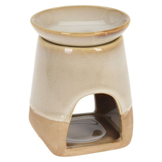 Ceramic Oil Burner | Tea Light Wax Melt Warmer & Essential Oil Burner - 11cm