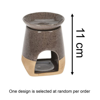 Ceramic Oil Burner | Tea Light Wax Melt Warmer & Essential Oil Burner - 11cm