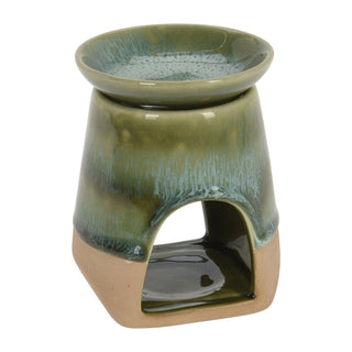 Ceramic Oil Burner | Tea Light Wax Melt Warmer & Essential Oil Burner - 11cm