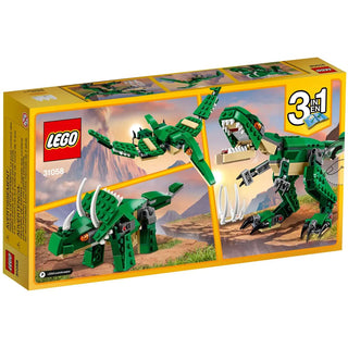 Lego 31058 Mighty Dinosaurs | Lego Creator 3 in 1 T. rex Triceratops Pterodactyl