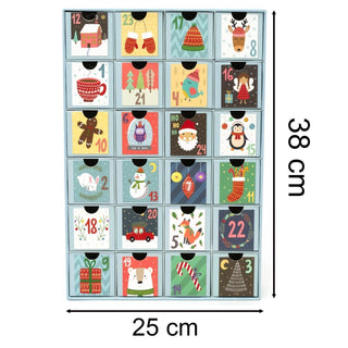 Childrens Christmas Advent Calendar | 24 - Drawer Fill - Your - Own Advent Calendar