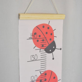 Children's Fabric Measuring Height Chart | Kids Growth Chart Wall Hanging | Fun Bug Wall Height Chart For Kids 50 To 140cm Height Chart - Design Varies One Supplied