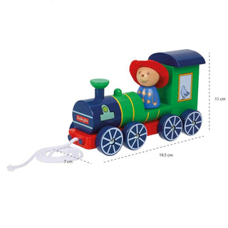 Childrens Pull Along Paddington Steam Train | Wooden Push And Pull Along Toy