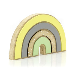 Children's Wooden Rainbow Ornament | Kids Rainbow Decoration for Nursery & Room