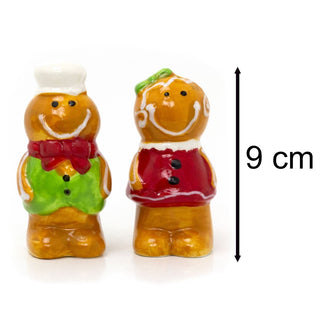 Christmas Gingerbread Salt & Pepper Pots | Festive Novelty Salt & Pepper Shakers