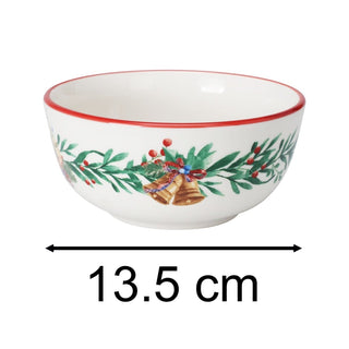 Christmas Nutcracker Bowl | Traditional Festive Round Ceramic Bowl - 500ml