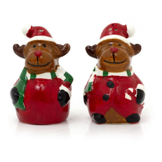 Christmas Reindeer Salt & Pepper Pots | Festive Novelty Salt & Pepper Shakers