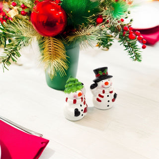 Christmas Snowman Salt & Pepper Pots | Festive Novelty Salt & Pepper Shakers