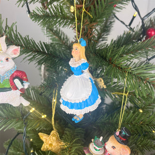 Alice Christmas Tree Bauble | Alice in Wonderland Christmas Tree Ornament - 10cm