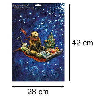 Flying Bear Christmas Advent Calendar | Traditional Picture Advent Calendar