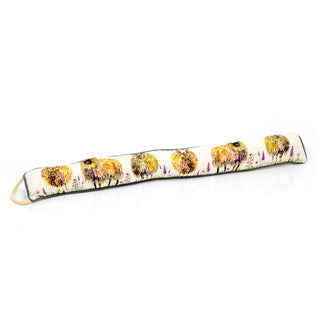 95cm Country Meadow Woolly Sheep Fabric Door Draught Excluder | Winter Draft Excluder Door Cushion | Animal Draught Excluder For Doors Door Draught Cushion