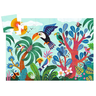 Djeco DJ07283 Silhouette Puzzles Coco the Toucan Bird Jigsaw Puzzle 24 Pieces