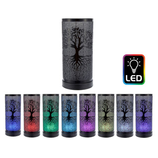 Tree Of Life Colour Changing Led Aroma Diffuser | Electric Wax Melt Burner | Essential Oil Fragrance Burner | Aromatherapy Lamp