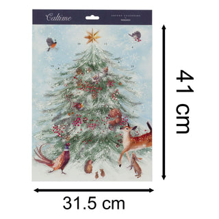 Woodland Tree Christmas Advent Calendar | Picture Advent Calendar - 41x31.5cm