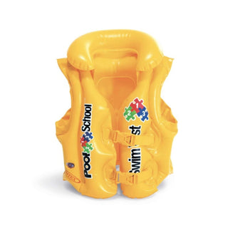 Intex Yellow Inflatable Kids Swim Vest | 3-6 Years Toddler Swim Vest - 50x47cm