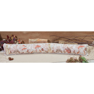 Woodland Animals Draught Excluder | Flora & Fauna Draft Excluder For Doors 93cm