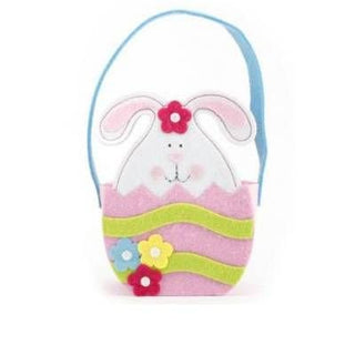 Easter Bunny Basket ~ Pink Felt Basket