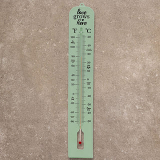 The Potting Shed Wall Mounted Waterproof Outdoor Garden Thermometer - 40cm