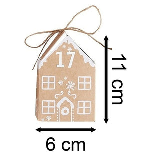 Fill Your Own Gingerbread House Advent Calendar | 24 Festive Advent Boxes