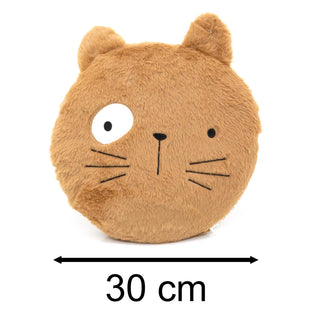 Children's Fun Soft Plush Animal Cushion | Kids Scatter Cushion - Cat