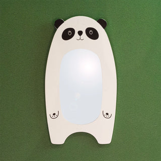 Panda Shaped Kids Mirror | Children's Wall Mirror for Nursery and Bedroom - 40cm