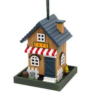 Wooden House Hanging Bird Feeder | Garden Bird Feeding Station