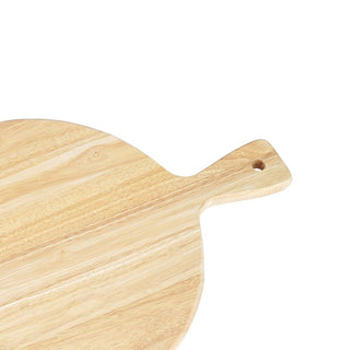 34cm Hevea Wood Pizza Board | Wooden Pizza Platter Serving Sharing Pizza Board | Pizza Serving Board Presentation Board