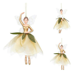 Flower Fairy Christmas Bauble | Woodland Fairy Christmas Tree Ornament - 16cm