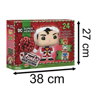 Funko Pop DC Superheroes Christmas Advent Calendar Kids Collectable Pocket Pops