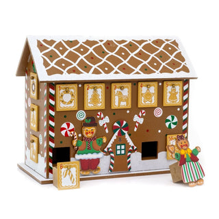 Gingerbread House Advent Calendar | 24 Drawer Christmas Calendar - 27x32cm