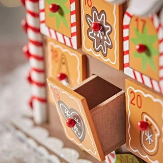 Gingerbread House Advent Calendar | Fill Your Own Christmas Advent Calendar 27cm