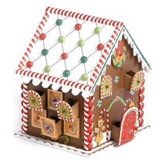 Gingerbread House Advent Calendar | Fill Your Own Christmas Advent Calendar 27cm