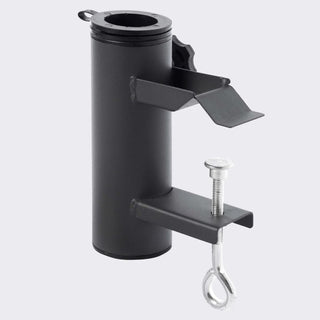 Grey Metal Balcony Umbrella Clamp | Parasol Holder For Balcony Railings