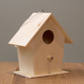 Kids Paint Your Own Birdhouse Kit | DIY Wooden Bird Box Craft Set for Children