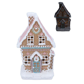 LED Gingerbread House | Light - Up Christmas Gingerbread House Ornament - 20cm