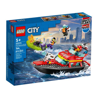 Lego 60373 Fire Rescue Boat | Lego City Fire Service Set with 3 Minifigures