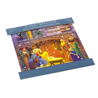 Nativity - Christmas Advent Calendar | Advent Greetings Card & Envelope