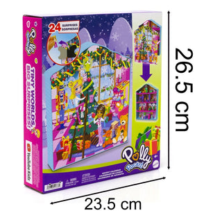 Polly Pocket Christmas Advent Calendar | Gingerbread House Playset & Doll Toy