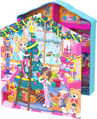 Polly Pocket Christmas Advent Calendar | Gingerbread House Playset & Doll Toy