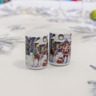 Santa Workshop Christmas Salt and Pepper Pots | Festive Salt & Pepper Set