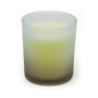 Scented Glass Candle | Teal Ombre Candle Holder & Fragrance Candle - 10cm