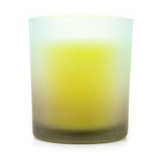 Scented Glass Candle | Teal Ombre Candle Holder & Fragrance Candle - 10cm