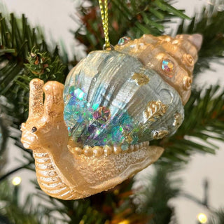 Sea Snail Christmas Bauble | Under the Sea Snail Christmas Tree Ornament - 8cm